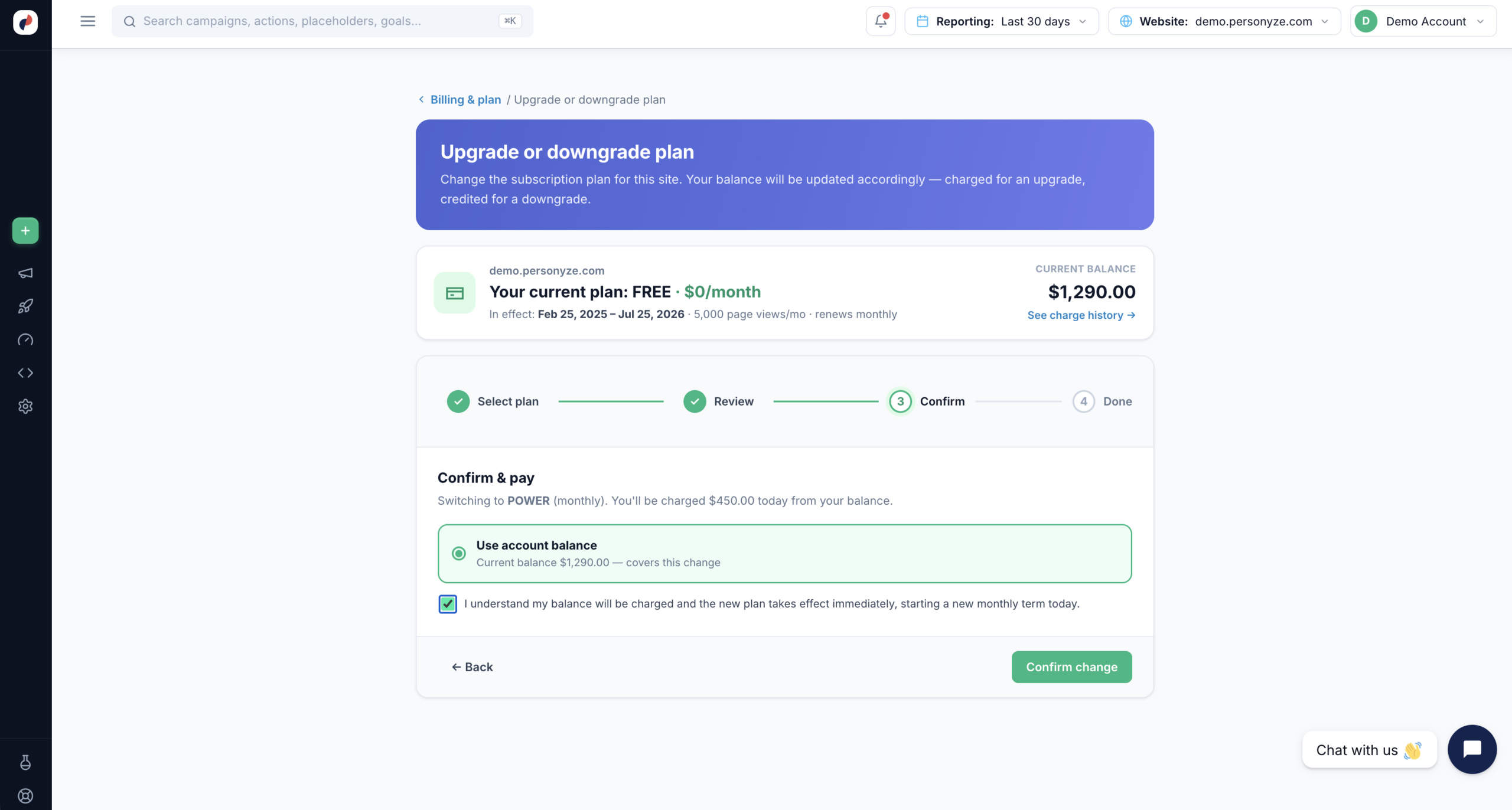 Confirm & pay