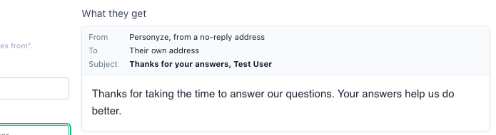 Preview and Send a test to me